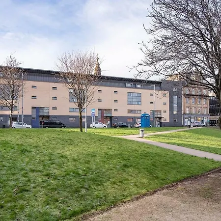 Bright Contemporary Merchant City Flat In Central Location Glasgow Extérieur photo